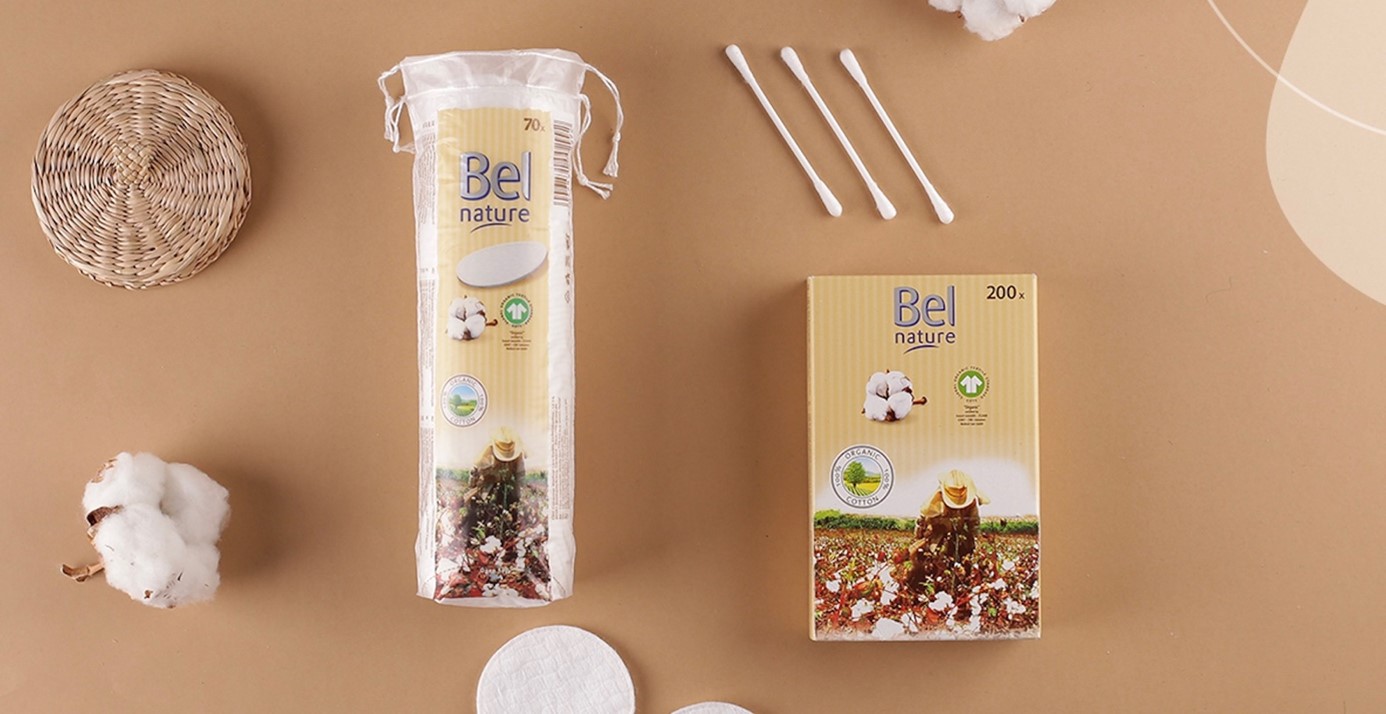 Bel nature bio odličovací tampony a vatové tyčinky