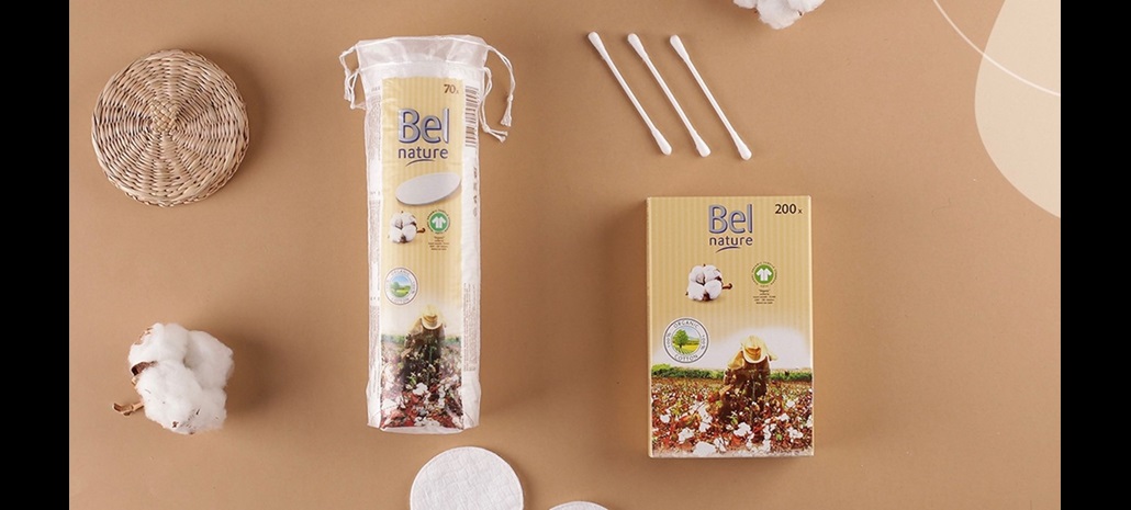 Bel nature bio odličovací tampony a vatové tyčinky