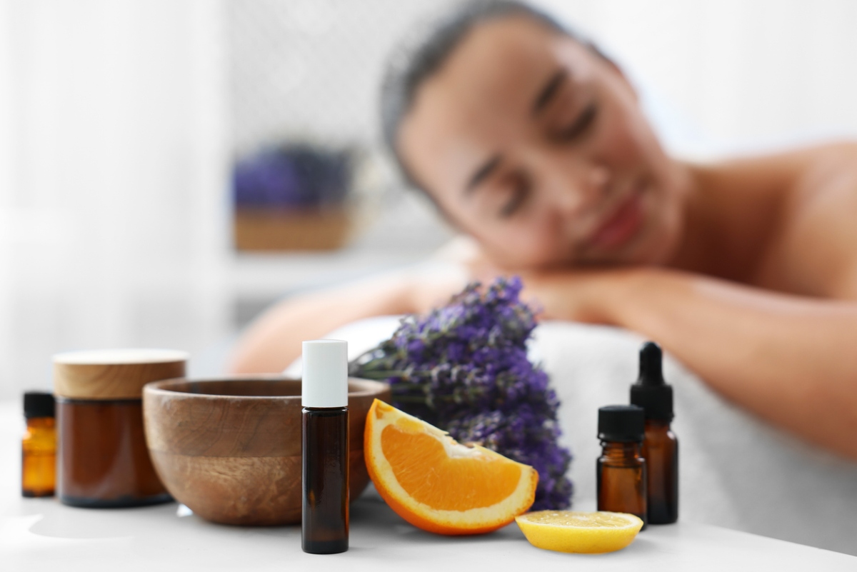 Kosmetické produkty Kneipp používané při aromaterapii