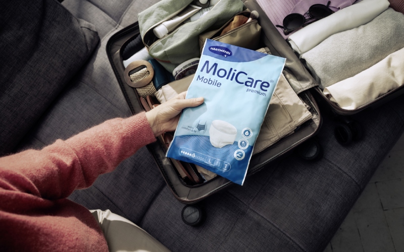 Balení inkontinenčních pomůcek značky MoliCare