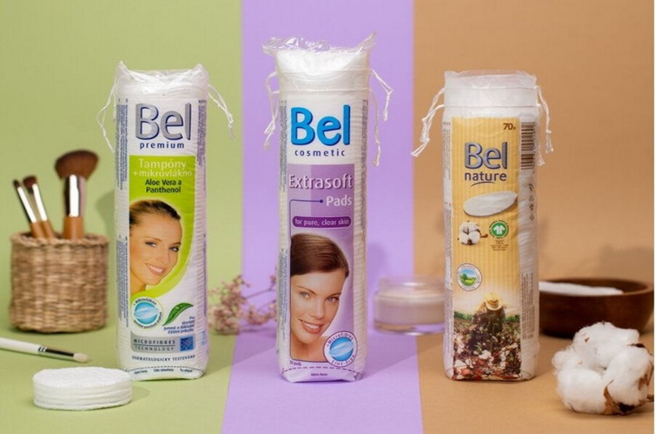 Sada Bel vatových tamponů Cosmetic, Premium a Nature