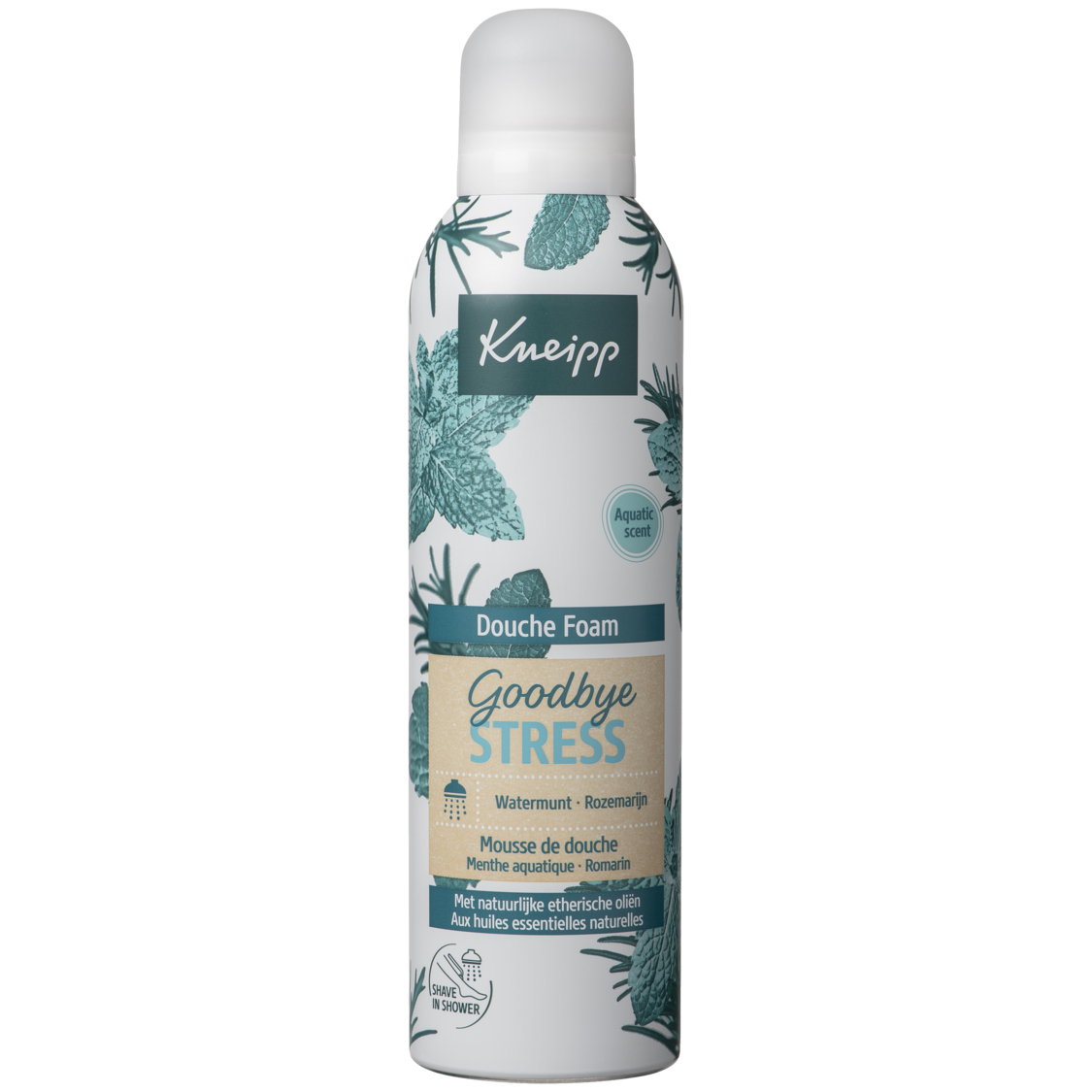 Kneipp sprchová pěna Goodbye Stress 200 ml vytváří bohatou krémovou pěnu, jemně čistí pokožku a hodí se i pro holení těla během sprchování.