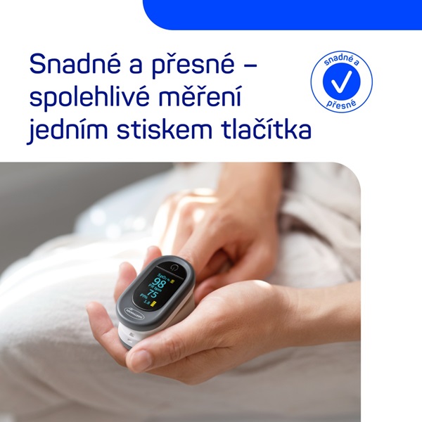 Snadné a přesné - spolehlivé měření jedním stiskem tlačítka