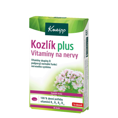 Produktová krabička Kneipp Kozlík lékařský